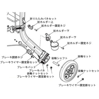 (イコットエア/イコットエアM兼用)オプション品  ブレーキ  592シリーズ - Aron(アロン化成)