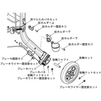 (イコットエア/イコットエアM兼用)オプション品  ブレーキ  592シリーズ - Aron(アロン化成)