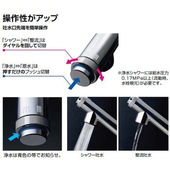 RJF-971Y キッチン用 浄水器内蔵シングルレバー混合水栓 ワンホール 