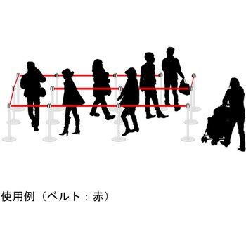 ヘッド回転式ベルトパーテーション HR-BLTNシリーズ 大和産業