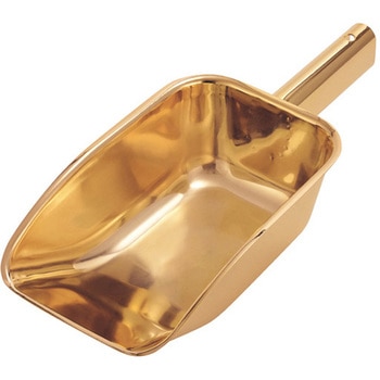 エルダー 18-8角型スコップ ゴールド 丸山ステンレス