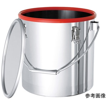 カラーパッキン付吊り下げ式ステンレス密閉容器 赤色 CTB-DREシリーズ MONOVATE(日東金属工業)