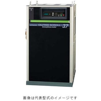 アモルファスモータ 一体型オイルフリースクロール圧縮機 SRL-Aシリーズ 日立