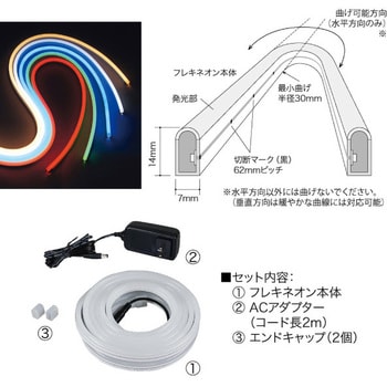 LEDフレキネオン DENSAN 仮設装飾用ライト 【通販モノタロウ】 STM 