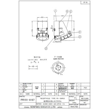 バルス IEC型防水レセプタクル 船舶商事
