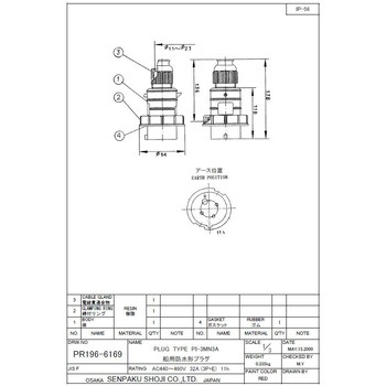 バルス IEC型防水プラグ 船舶商事