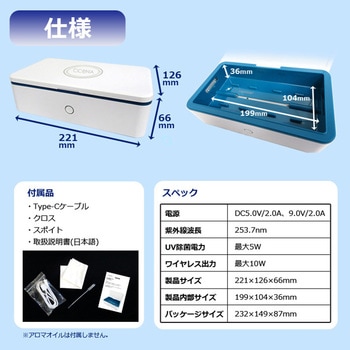 UVC除菌ボックス チコニア