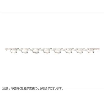 8連チューブキャップ フラット型 リアルタイムPCR用 クリア BMSC0200199シリーズ ビーエム機器
