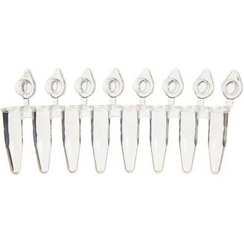 UltraFlux I 8-Strip Tubes with Individually-Attached Flat Caps， Assorted BMSC0200281シリーズ ビーエム機器