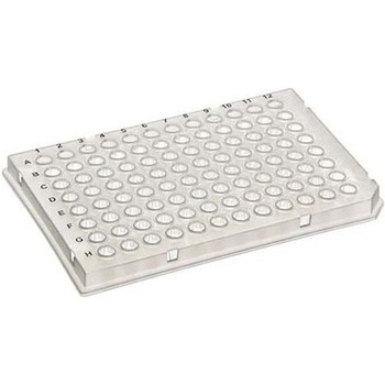 96ウェル PCRスタンダードプレート セミスカート ロープロファイル Light Cycler クリア BMSC0200349シリーズ ビーエム機器