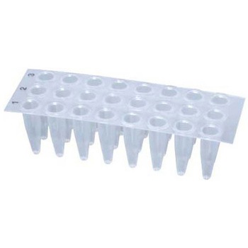 PCRプレート 24well シンプレート 0.2ml ナチュラル PCR-24-Iシリーズ ビーエム機器