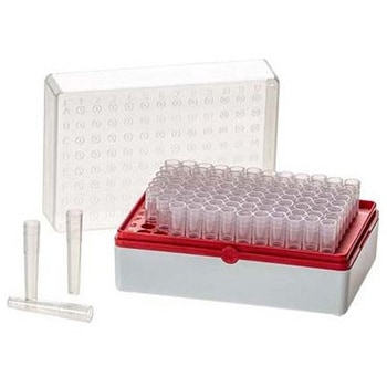 BIOTUBE(TM)ラック シングルチューブ付 レッド 滅菌済 T100-2Rシリーズ - Simport