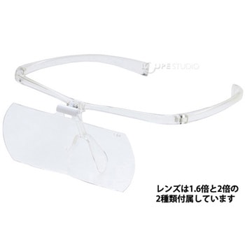 双眼メガネルーペ メガネタイプ 1.6倍 2倍 レンズ2枚セット HF-60シリーズ I.L.K(池田レンズ工業)