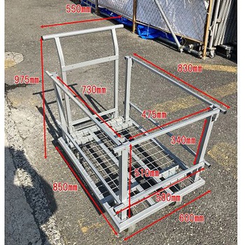 一斗缶用運搬車(フレーム付) EA520DBシリーズ エスコ