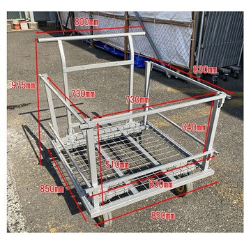 一斗缶用運搬車(フレーム付) EA520DBシリーズ エスコ