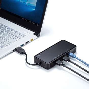 USB-CVU3HD3【USB3.1-HDMIディスプレイアダプタ(4K対応・ 2出力