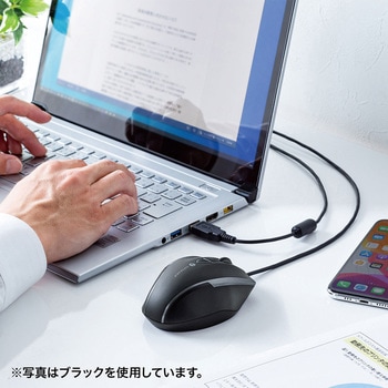 ブルーLEDマウス サンワサプライ