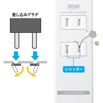 電源タップ サンワサプライ