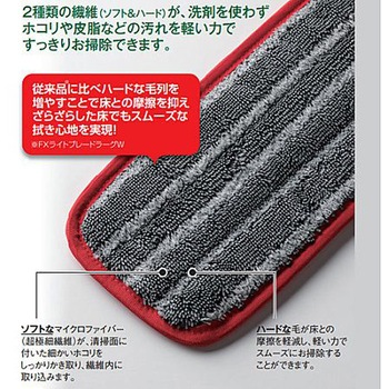 ダスターモップ(防滑床用/赤) EA928ABシリーズ エスコ