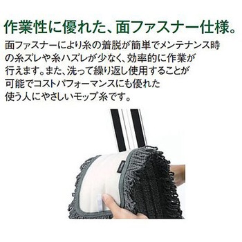 ダスターモップ(から拭き用/グレー) EA928ABシリーズ エスコ