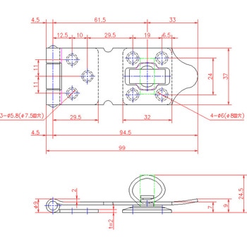 ステンレス普及型ストロング掛金 ジョー・プリンス竹下