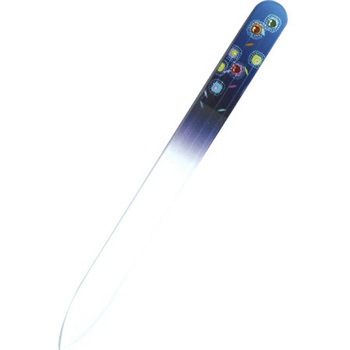 スワロフスキー チェコ製ガラス爪ヤスリ 14cm 両面 BISON