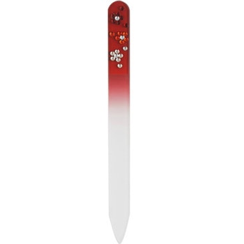 スワロフスキー チェコ製ガラス爪ヤスリ 14cm 両面 BISON