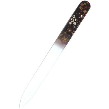 スワロフスキー チェコ製ガラス爪ヤスリ 14cm 両面 BISON