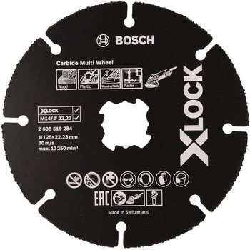 ボッシュ(BOSCH) X-LOCK ダイヤホイール (ベスト・125mmφｘ2.2