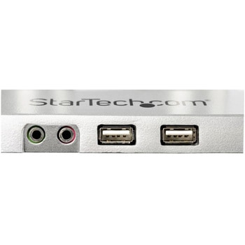 StarTech.com デュアルモニターアーム 2x USB 3.0ポートオーディオ