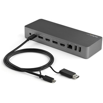 ドッキングステーション/USB-C/A接続/2画面出力/4K60Hz HDMI & DP/100WPD/USBハブ/有線LAN/Win Mac/Type-Cハブ StarTech.com