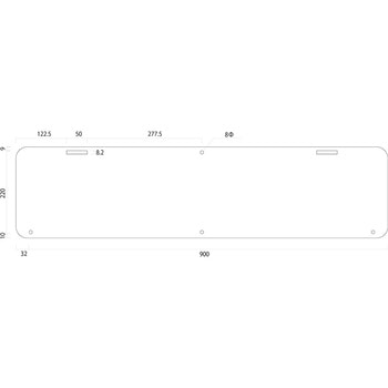 A型バリケード用吊り下げ標識 グリーンクロス