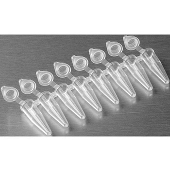 PCR8連チューブ0.2mL 透明(小口パック) PCR-0208シリーズ - AXYGEN