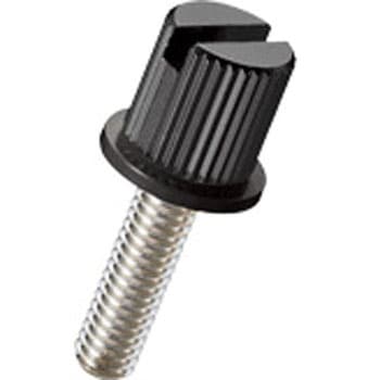 黄銅 ローレットツマミ(スリ割付・ワッシャー組込) 廣杉計器