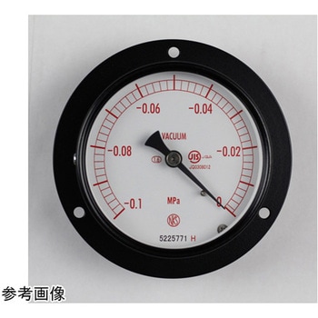 普通形圧力計(Φ75)埋込形D枠(取付穴) AC15-271シリーズ 長野計器
