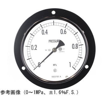 普通形圧力計(Φ100)埋込形D枠(取付穴)蒸気用 AE15-231シリーズ 長野計器