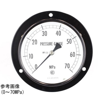 普通形圧力計(Φ100)埋込形D枠(取付穴)耐熱・耐振用 AE15-233シリーズ 長野計器