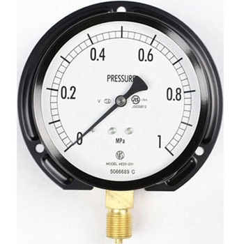 普通形圧力計(Φ100)立形B枠 耐振用 AE20-231シリーズ 長野計器
