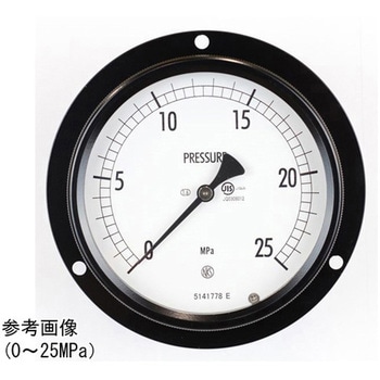 密閉型圧力計(100Φ)1MPa 埋込形D枠(取付穴) BE15-243シリーズ 長野計器