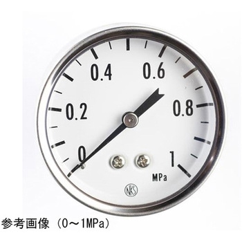 SUS製小型圧力計(50Φ) GK38-173シリーズ 長野計器