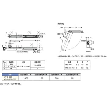 ステンレス鋼製フットステー LAMP(スガツネ工業)