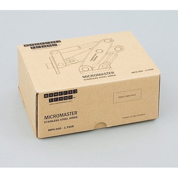 ステンレス鋼製大型ガラス用スライドヒンジ MICROMASTER LAMP