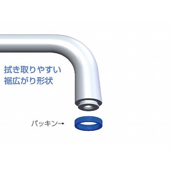 ステンレス鋼製ハイジェニックハンドル LAMP(スガツネ工業)