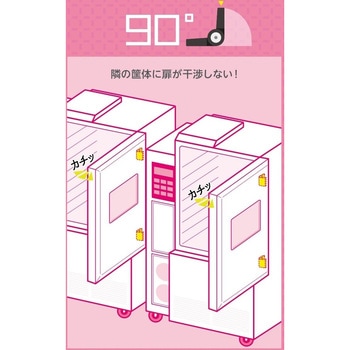 角度切替機能付クリックヒンジ LAMP(スガツネ工業)