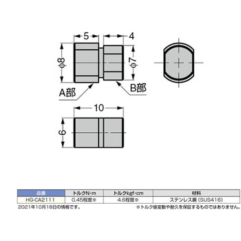 トルクヒンジ HG-CA2111型 LAMP(スガツネ工業)
