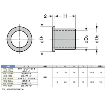 LAMP スガツネ 工業配線孔キャップ 丸型CHC-18WB シルバー CHC-18GA