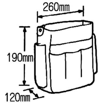 11-8148 New kw2ツールバッグ 1個 KLASS(クラス)(旧極東産機) 【通販