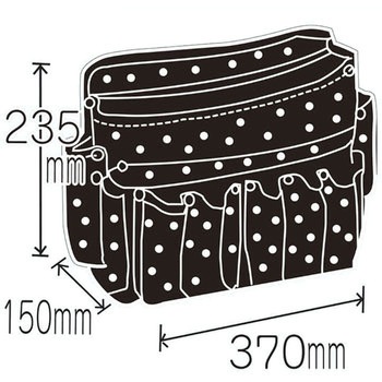 ツールバッグ 水玉 KLASS(クラス/旧:極東産機)