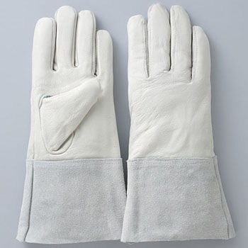 牛革クレスト床袖付手袋30cm 柏田製作所