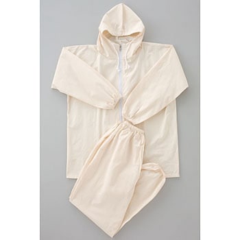 塗装服フロントジッパー式上下セット 柏田製作所